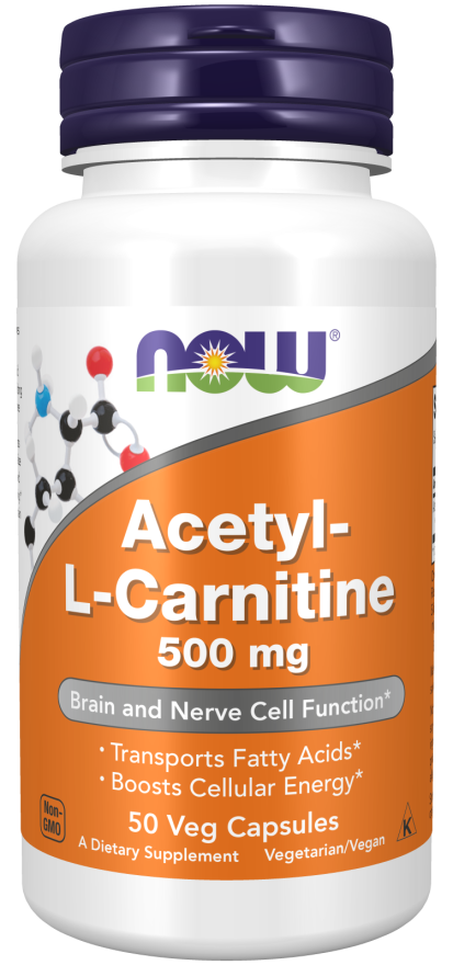NOW L-CARNITINE 500mg x 30cps Product Main Image