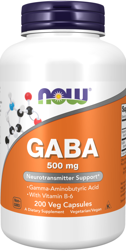 NOW GABA 500mg x 100cps Product Main Image