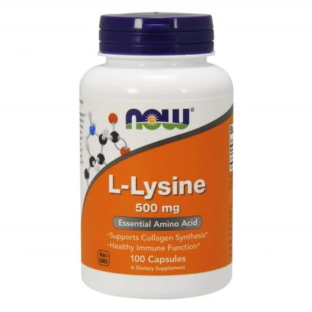 NOW L-LYSINE 500mg x 100cps Product Main Image