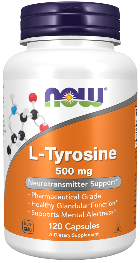 NOW L-TYROSINE cps 120 x 500mg Product Main Image
