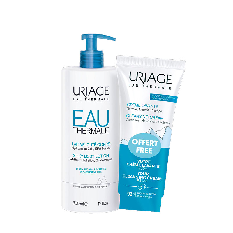 URIAGE SET SILK LOTION 500ml+LAVANTE KREM 200ml Product Main Image