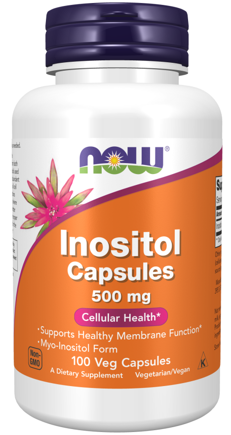 NOW INOSITOL 500mg x 100cps Product Main Image