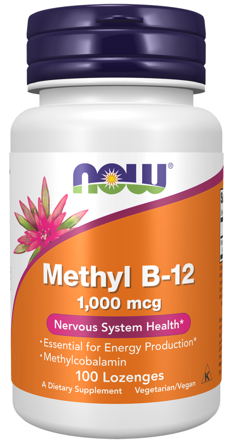 NOW METHYL B12 1000mcg x 100tbl Product Main Image
