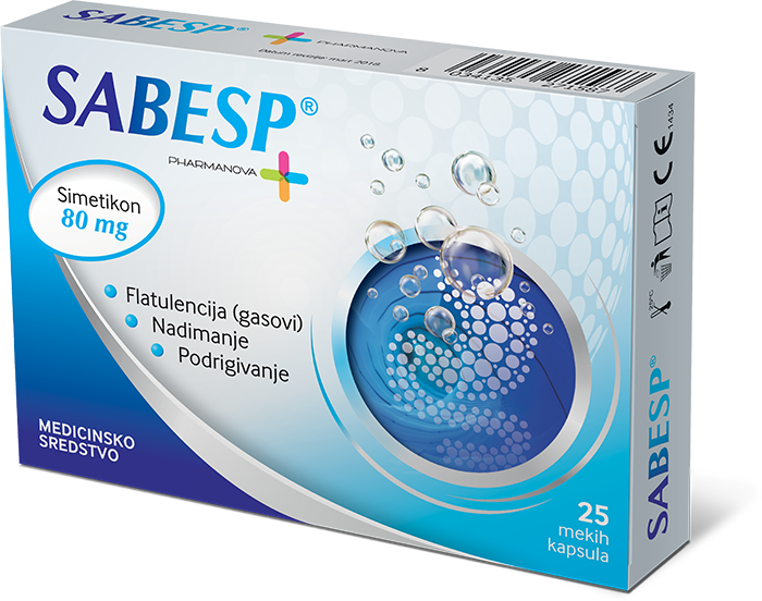 SABESP 80mg CAPSULES x 25 Product Main Image