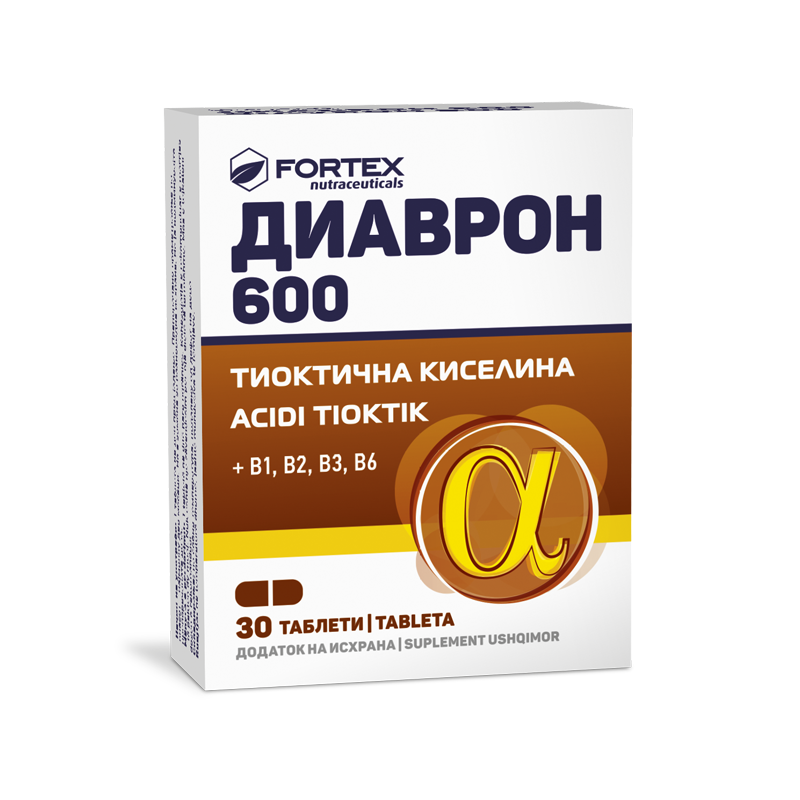 FORTEX DIAVRON 600mg x 30tbl Product Main Image