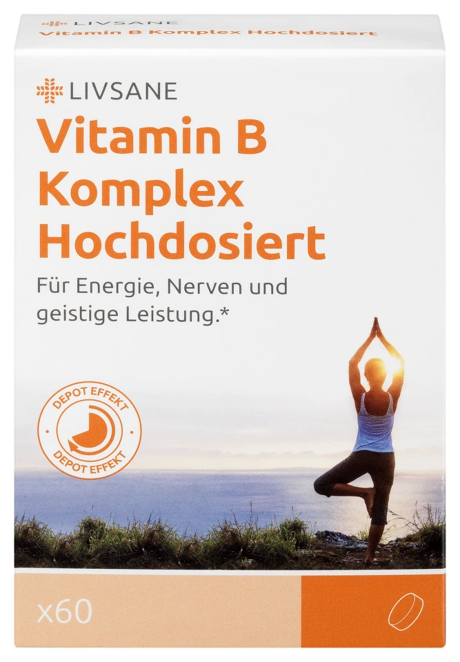 LIVSANE Vit.B complex x 60tbl Product Main Image