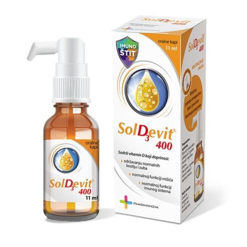 SOLDEVIT Vitamin D3 400 spray 10ml Product Main Image