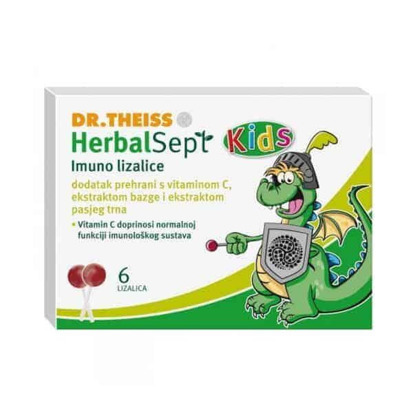 DR.THEISS HERBALSEPT IMMUNITY LOLLIPOPS x 6 Product Main Image
