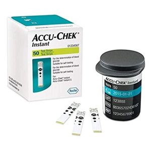 ACCU-CHEK instant glucose test strips x 50 Product Main Image