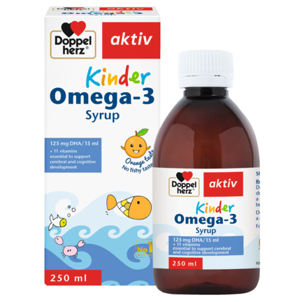 DOPPELHERZ KINDER syrup s1+Omega-3/250ml Product Main Image