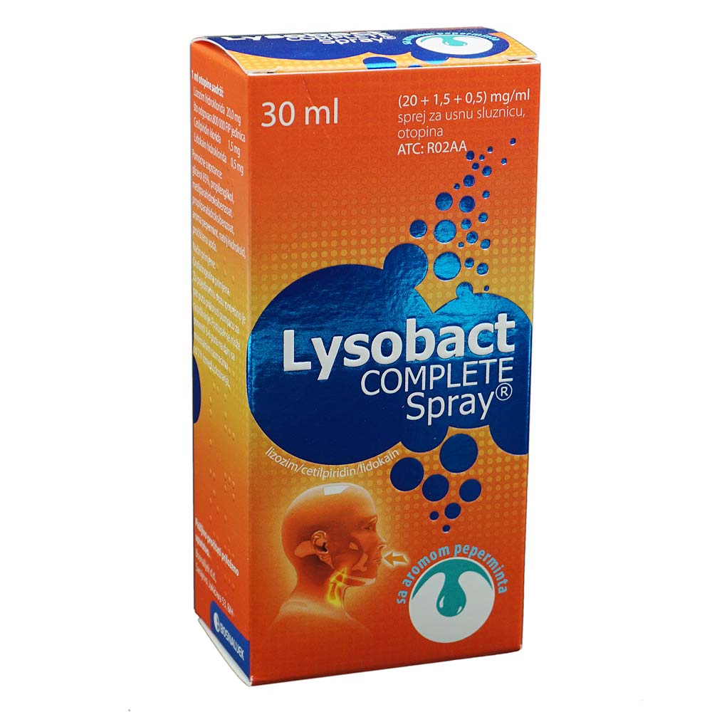 LYSOBACT SPRAY 30ml Product Main Image