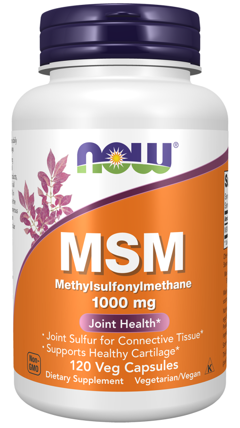 NOW MSM 1000mg x 120cps Product Main Image