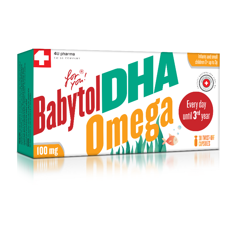 4U BABYTOL OMEGA DHA x 30cps Product Main Image