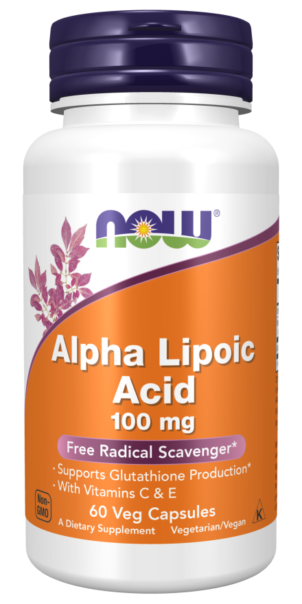 NOW Alpha lipoic acid 100mg x 60tbl Product Main Image