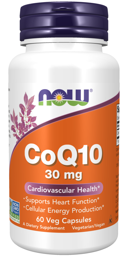 NOW CoQ10 30mg x 60cps Product Main Image