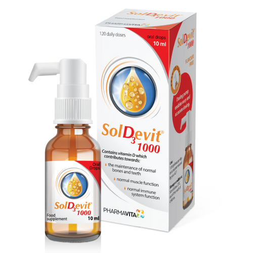 SOLDEVIT Vitamin D3 1000 spray 10ml Product Main Image