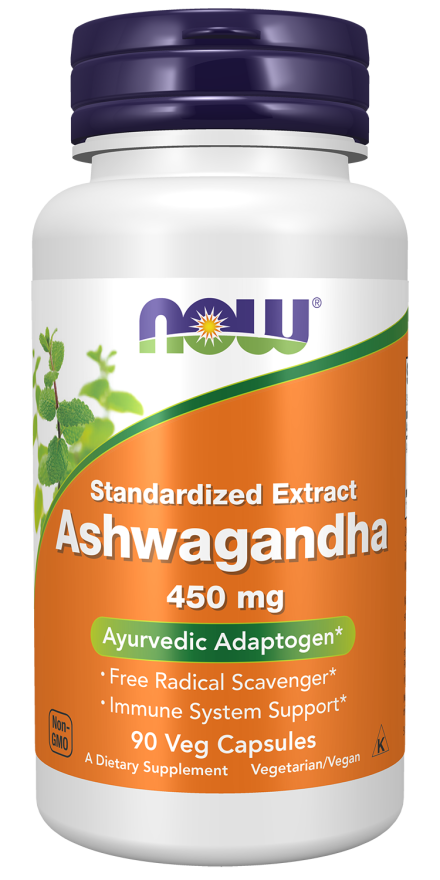 NOW Ashwaganda 450mg x 90cps Product Main Image