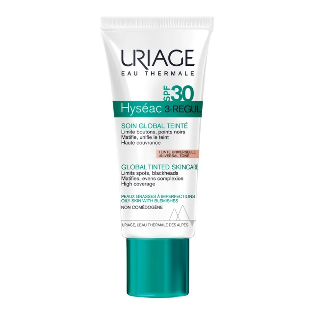 URAGE HYSEAC 3 regul spf30+tinted cream 40ml Product Main Image