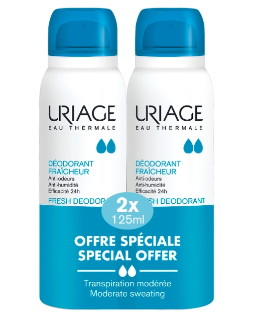 URIAGE SET DEO FRESH x 2/125ml Product Main Image