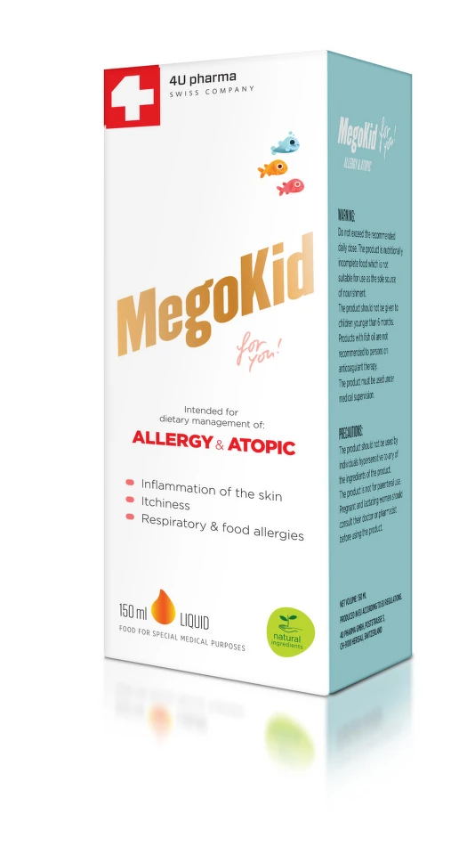 4U MEGOKID Atopic,alergy syrup 150ml Product Main Image