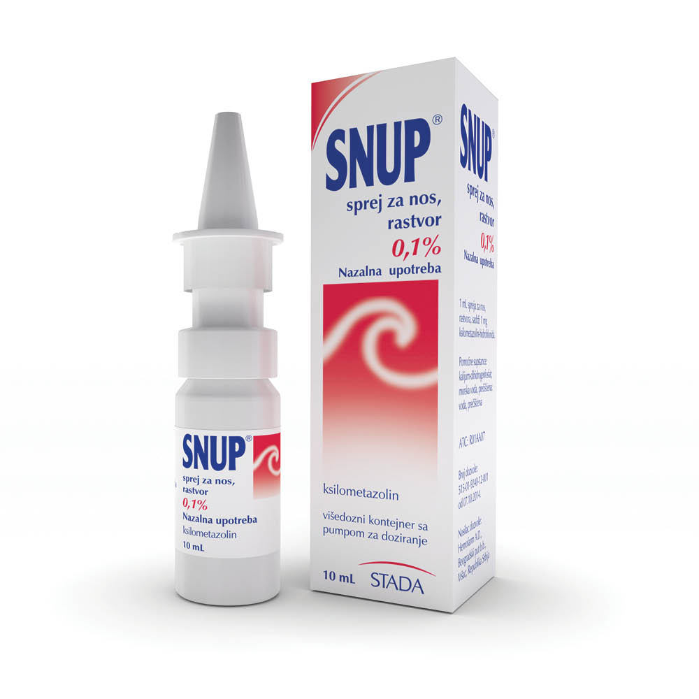 SNUP 0.1% nasal spray 10ml Product Main Image