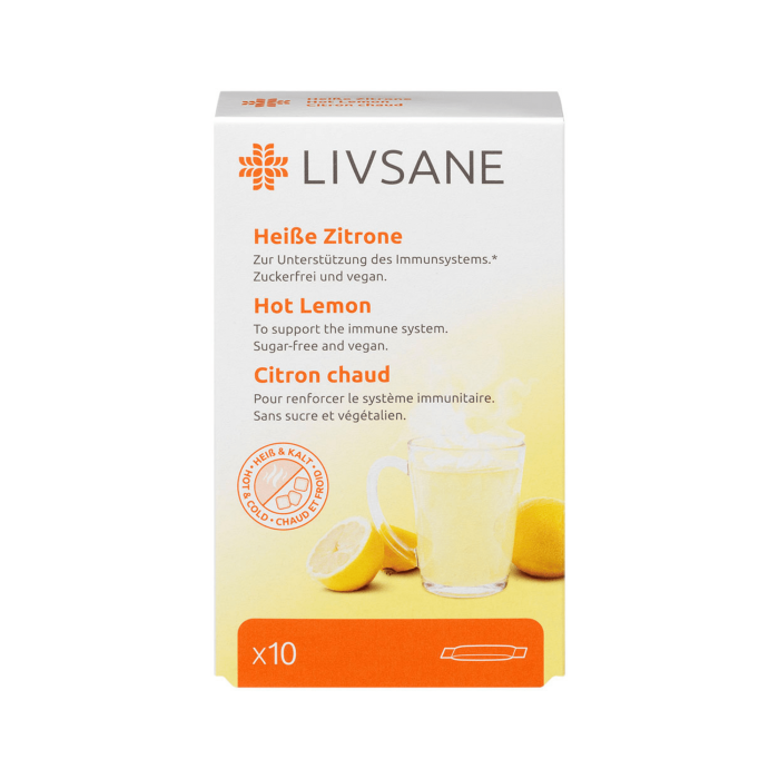 LIVSANE HOT ginger,lemon,honey x 10sachets Product Main Image