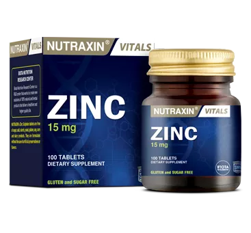 NUTRAXIN ZINC 15mg tbl x 100 Product Main Image