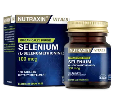 NUTRAXIN SELENIUM 100mcg TABLETS x 100 Product Main Image