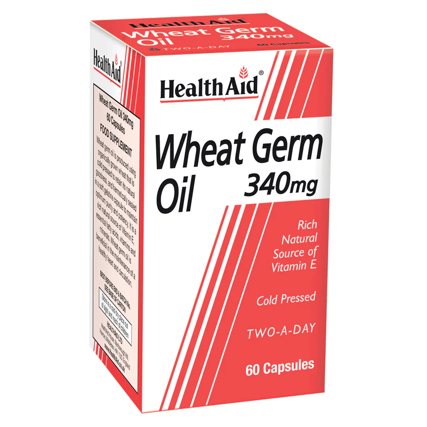 HEALTH AID WHEAT GERM OIL CAPSULES 340mg x 60 Product Main Image