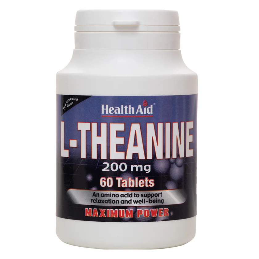 HEALTH AID L-THEANINE TABLETS 60 x 200mg Product Main Image