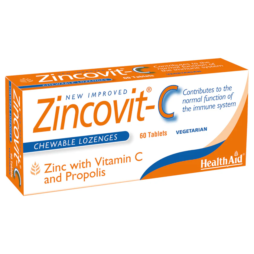 HEALTH AID ZINCOVIT-C TABLETS x 60 Product Main Image