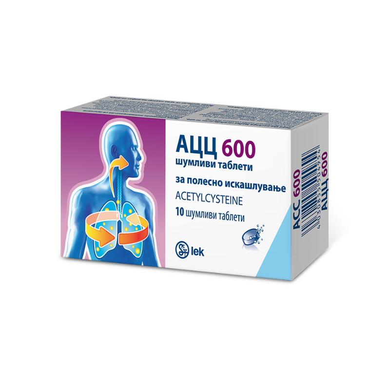 ACC 600 effervets x 10 Product Main Image