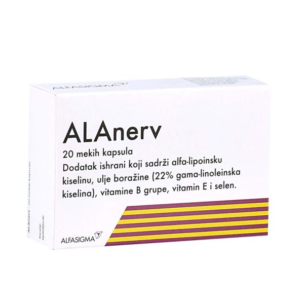 ALANERV cps 20 x 950mg Product Main Image