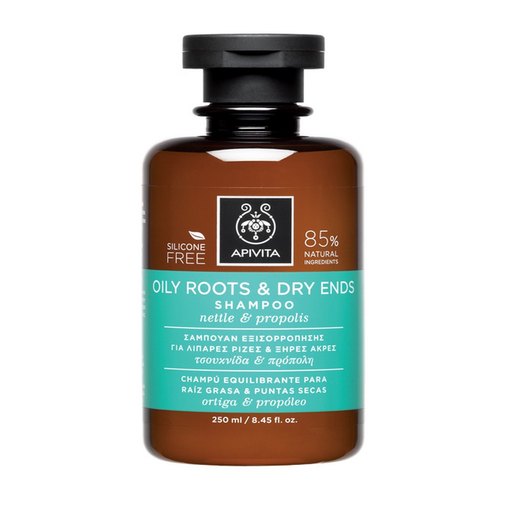APIVITA OILY ROOTS & DRY ENDS SHAMPOO 250ml Product Main Image