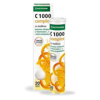 DIETFARM VIT.C 1000 COMPLEX eff x 20 Product Main Image