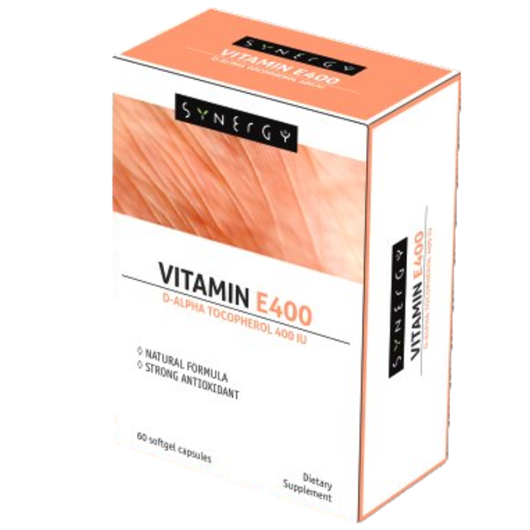 SYNERGY VITAMIN E 400 x 60cps Product Main Image