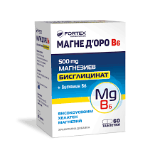 FORTEX Magnesuim bisglicinat 500mg+B6 x 60tbl Product Main Image