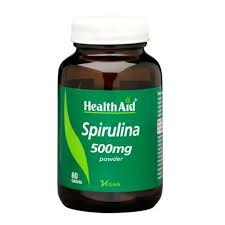 HEALT AID SPIRULINA TABLETS 60 x 500mg Product Main Image