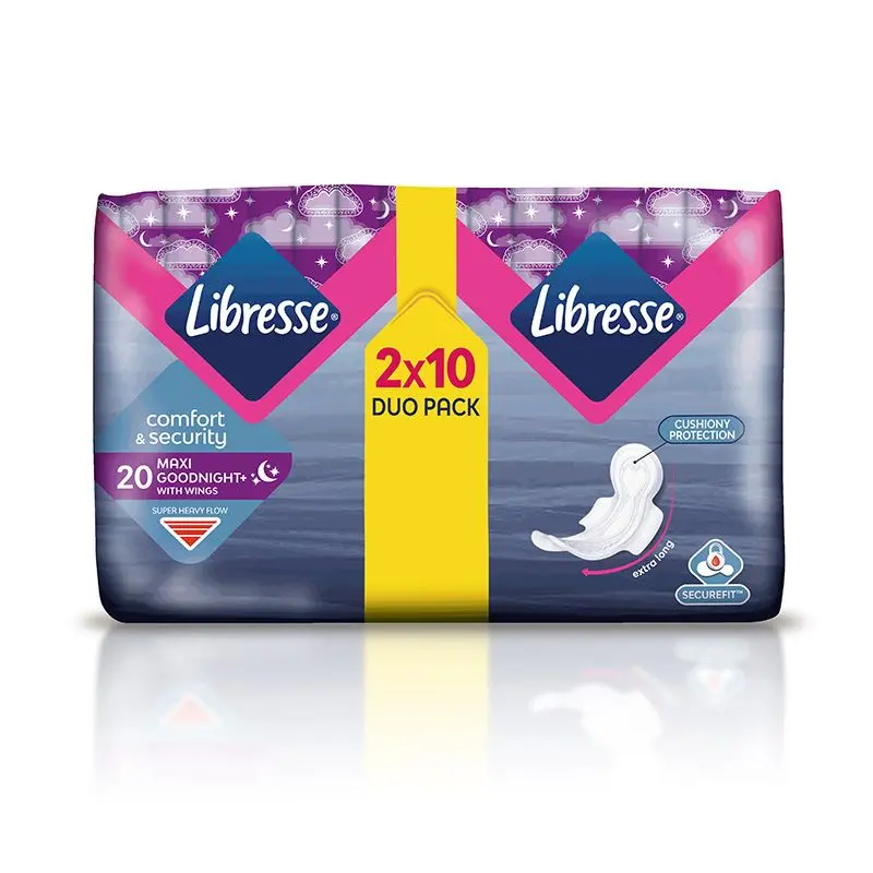 LIBRESSE MAXI NIGHT VLOSKI x 20 Product Main Image
