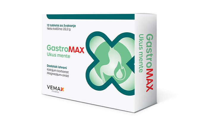GASTROMAX CHEWABLE MENTA x 12 Product Main Image