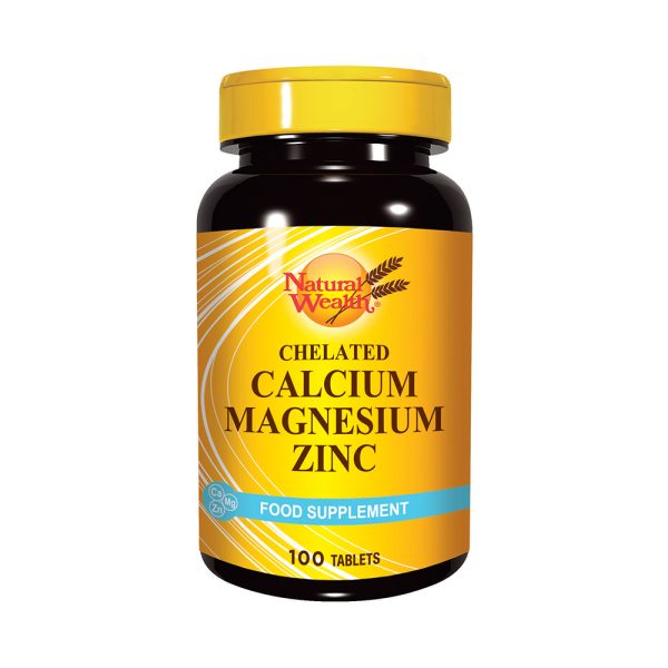 NATURAL WEALTH Ca+Mg+Zn tbl x 100 Product Main Image