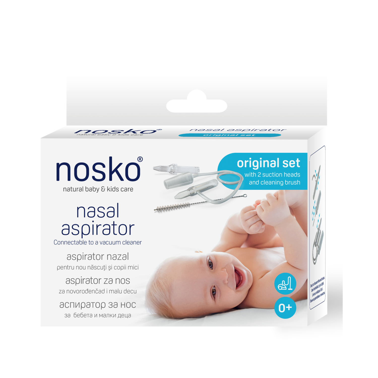 NOSKO PLASTIC ORIGINAL SET baby aspirator Product Main Image