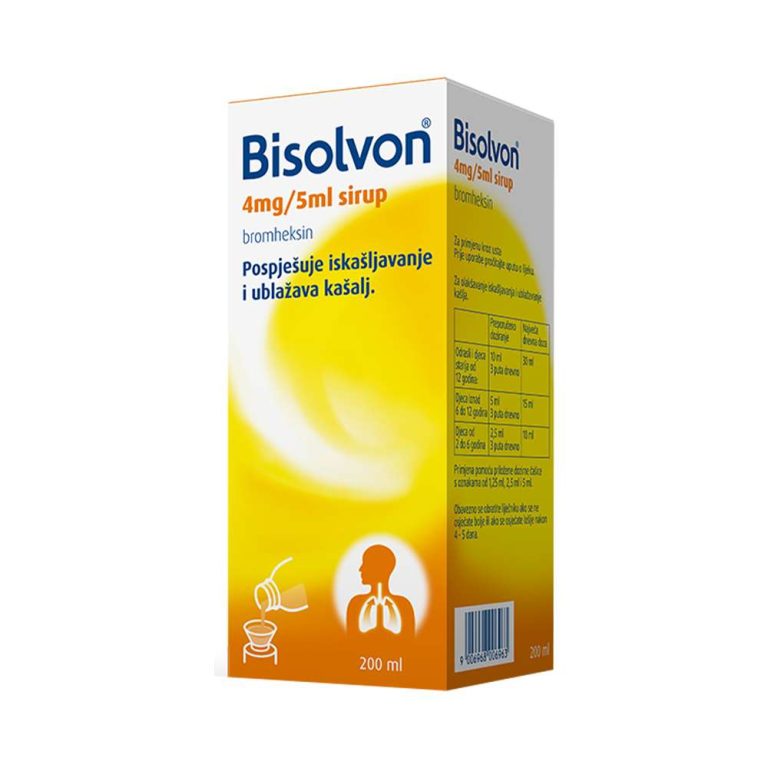 BISOLVON SYRUP 200ml(4mg/5ml) Product Main Image