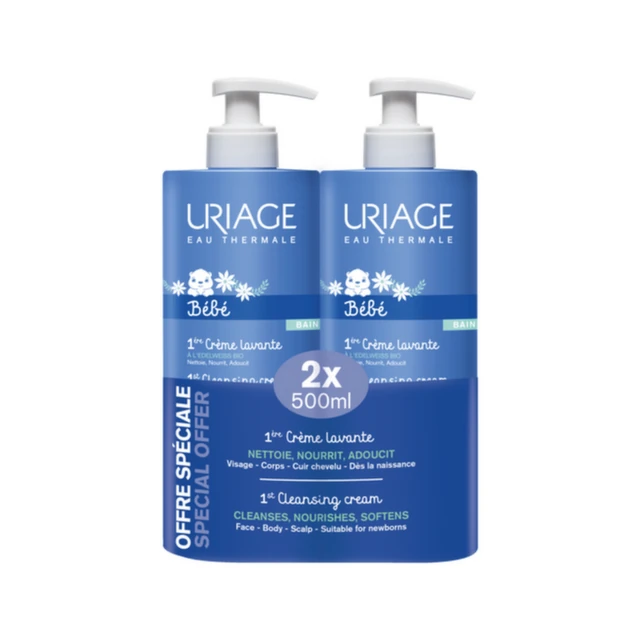 URIAGE SET LAVANTE BABY CREAM 500ml x 2 Product Main Image