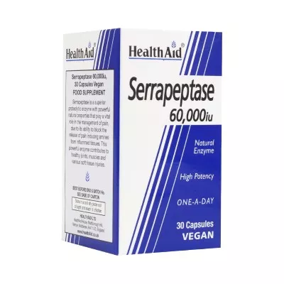 HEALTH AID SERRAPEPTASE 60.000 x 1/30 CAPSULES Product Main Image