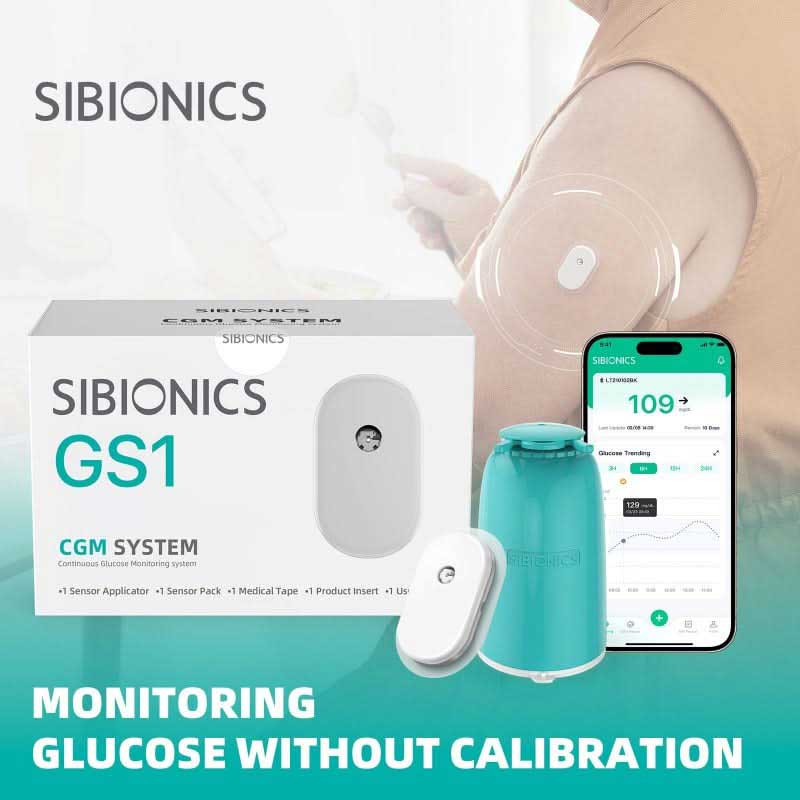 SIBIONICS  GS1 medical device for continuous glucose monitoring Product Main Image