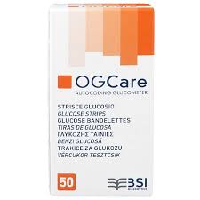 OGCARE GLUCOSE TEST STRIPS x 50 Product Main Image