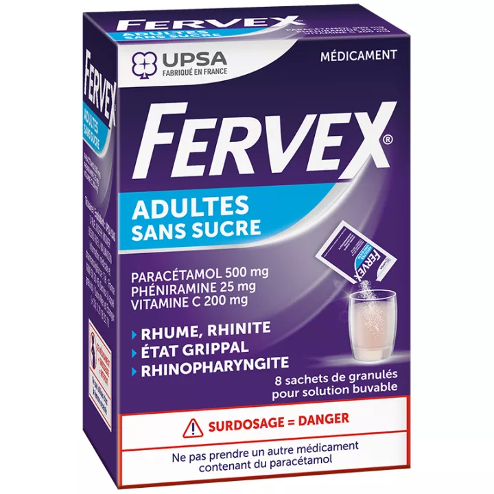 FERVEX SUGAR FREE ADULTS x 8 Product Main Image