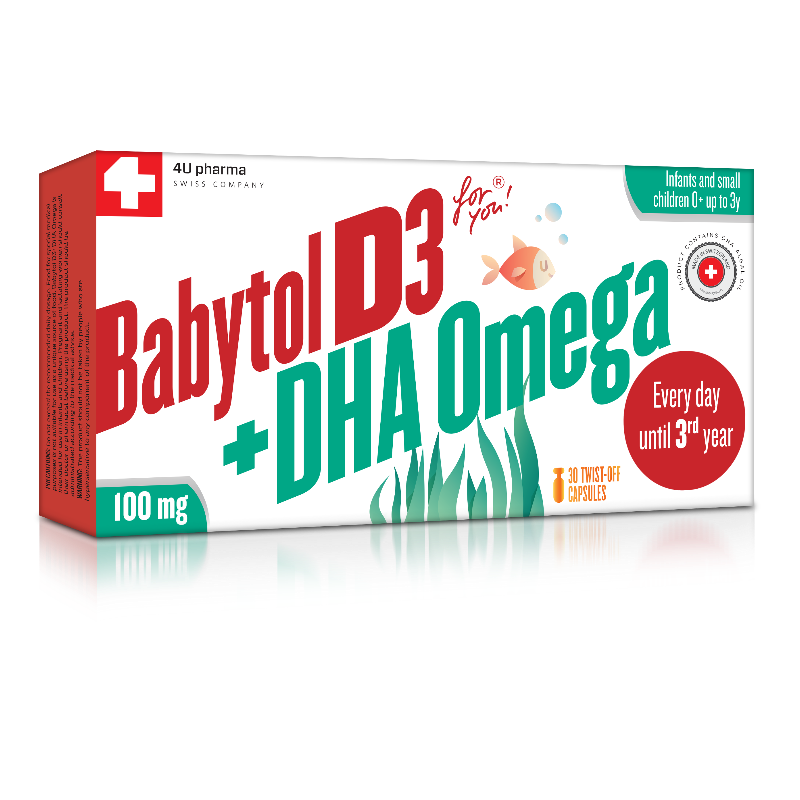 4U BABYTOL D3+OMEGA x 30cps Product Main Image
