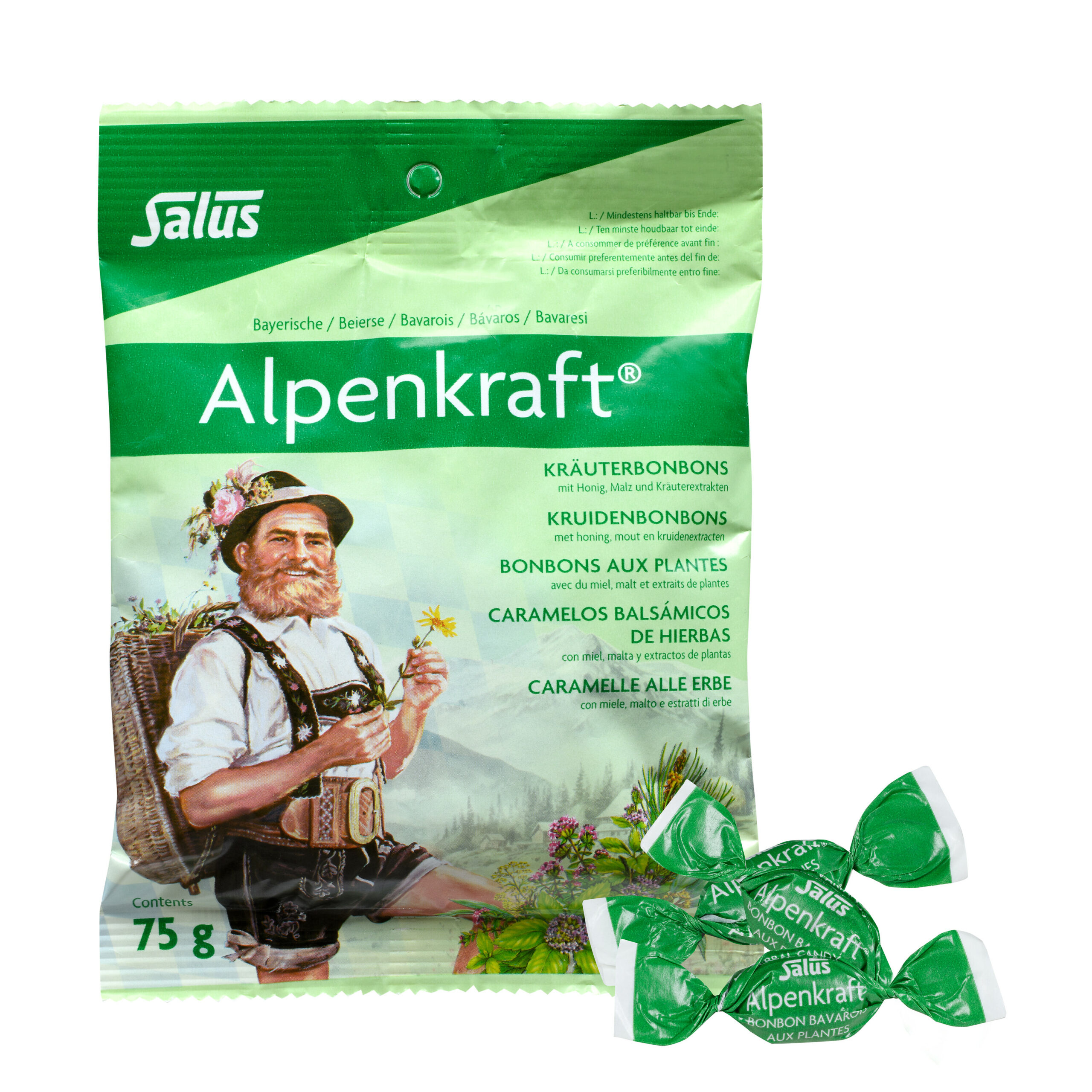 ALPENKRAFT HERBAL CANDIES 75g Product Main Image